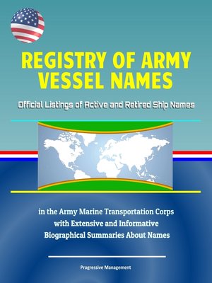 cover image of Registry of Army Vessel Names